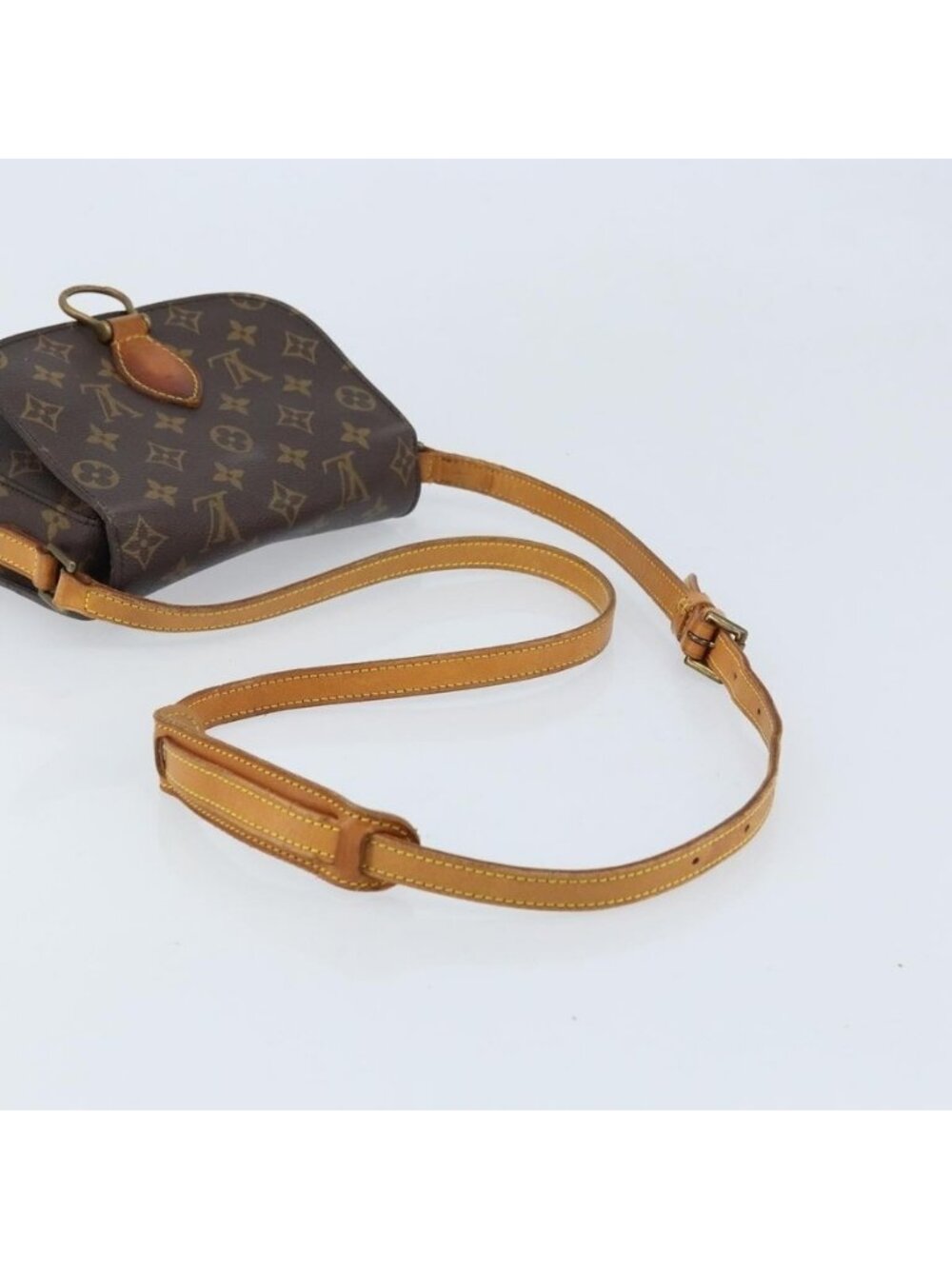 Authentic LOUIS VUITTON Monogram Saint Cloud MM Shoulder Bag M51243 LV - Picture 14 of 16